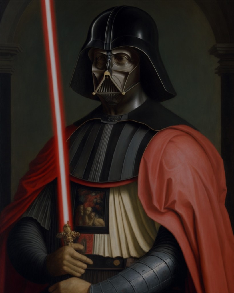 Yapay zekadan Star Wars karakterlerini Rönesans tablosu tarzında çizmesini istedim